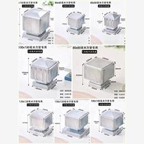 Square tube decorative cover guardrail wrought iron lotus column cap square tube cap municipal fence cover balcony accessories wrought iron