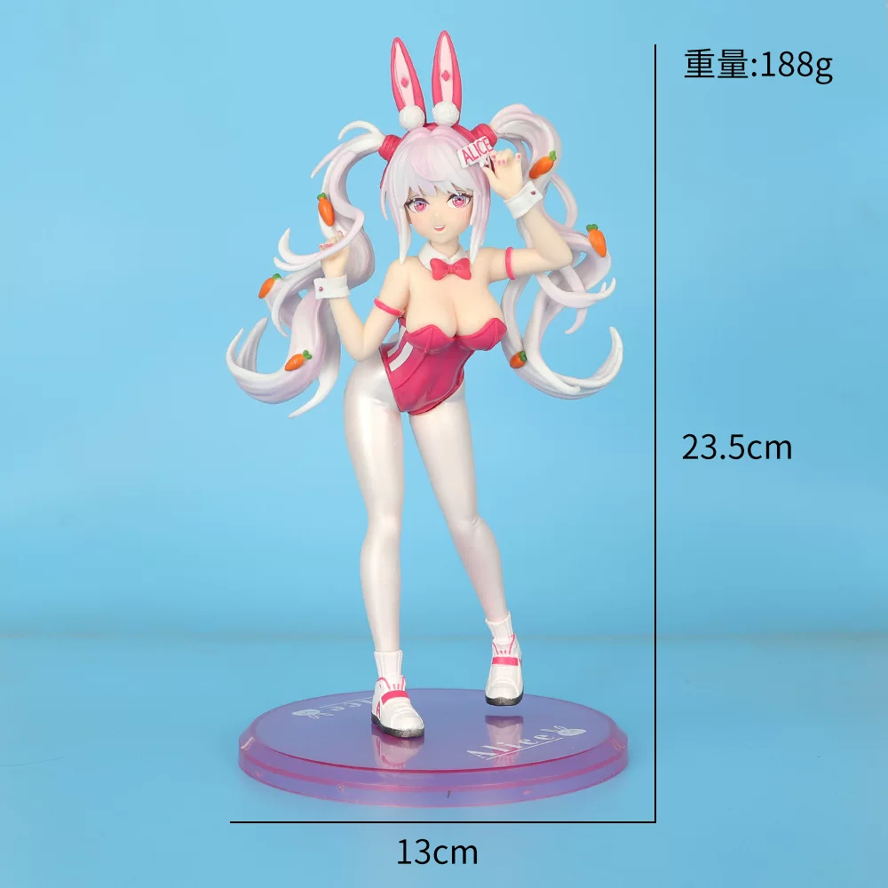 Фигурка Victory Goddess Bunny Girl Alice, 2D аниме модель, 12×7×14,5 см, полная комплектация