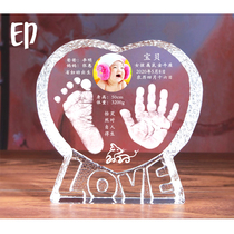 Jinan Baby Souvenirs Door-to-door Custom Fetal Hair and Tampon Print Hand Footprints Baby Born Gift