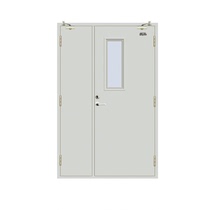 Class A steel fire door custom office building security door electric inorganic cloth rolling shutter door special-shaped single open shutter