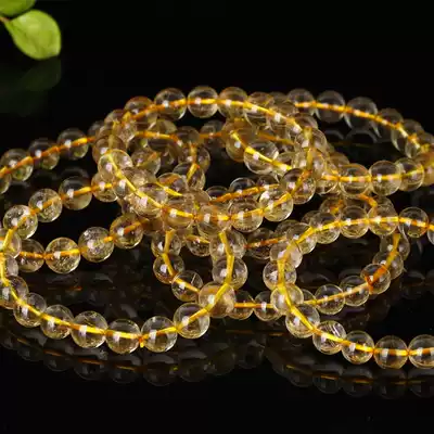 Longjing hair Crystal single circle hand gold crystal jewelry men and women titanium crystal copper hair hair bracelet 3045