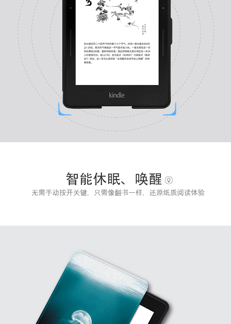 1499 nhân dân tệ có trách nhiệm Amazon sách điện tử kindle voyage kindle Cuối cùng tay áo bảo vệ trường hợp da mỏng - Phụ kiện sách điện tử ốp ipad mini