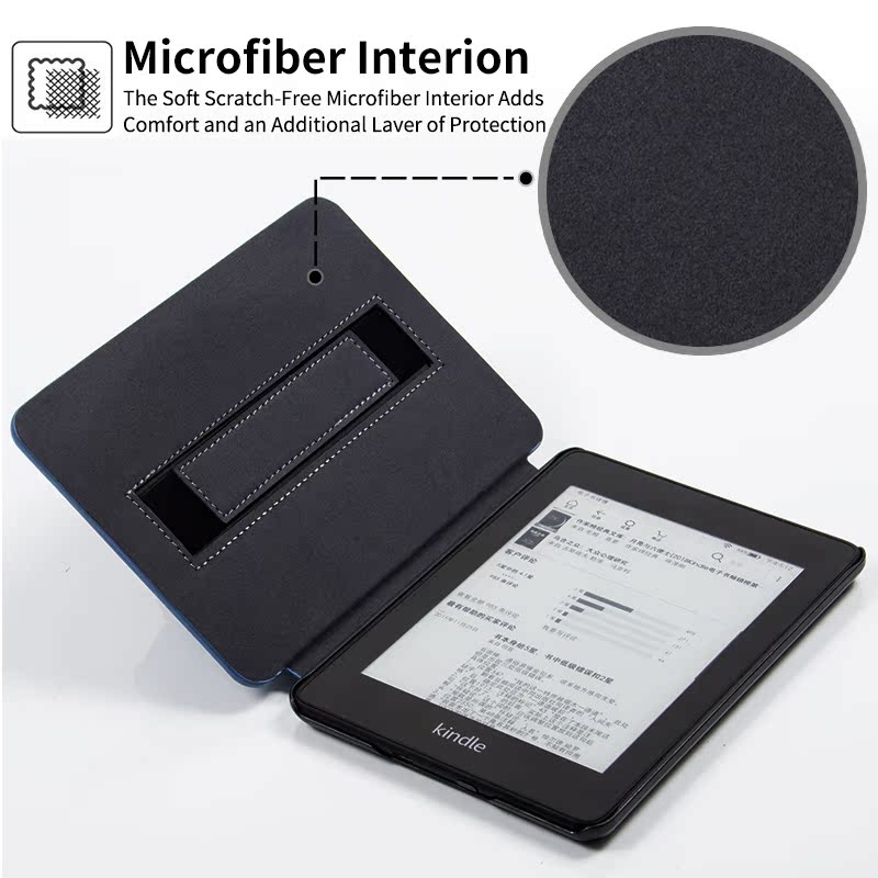 2018 mới kindle paperwhite4 thế hệ thứ mười bìa bảo vệ thiết bị cầm tay e-book ngủ trỗi dậy wove - Phụ kiện sách điện tử ốp ipad gen 6