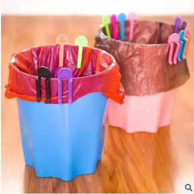 Rubbish bin garbage bag clip multi-dispersion mounted fixed bin anti-fall garbage bag clip 5 only 5 yuan