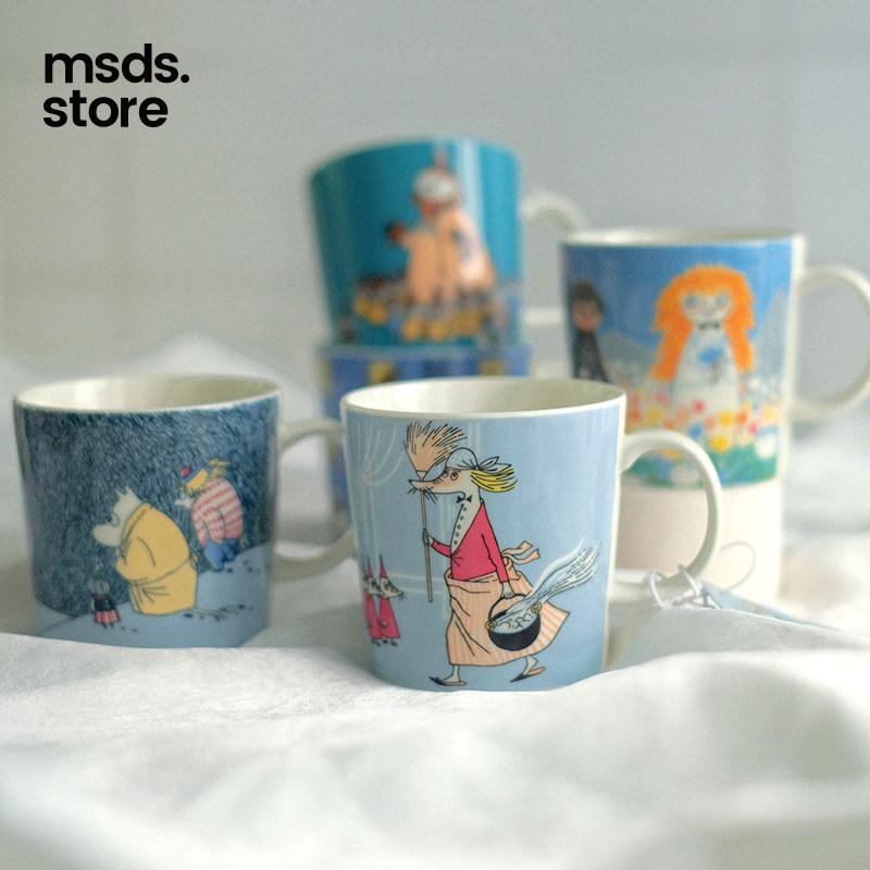 Finland imports Arabia Moomin cute coffee mug Nordic iittala ceramic water cup