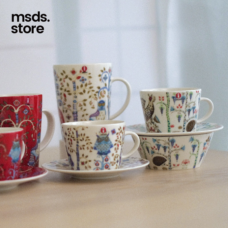 Finland imports iittala Taika Magic Forest Mark coffee cup Nordic Itala ceramic bowls and plates