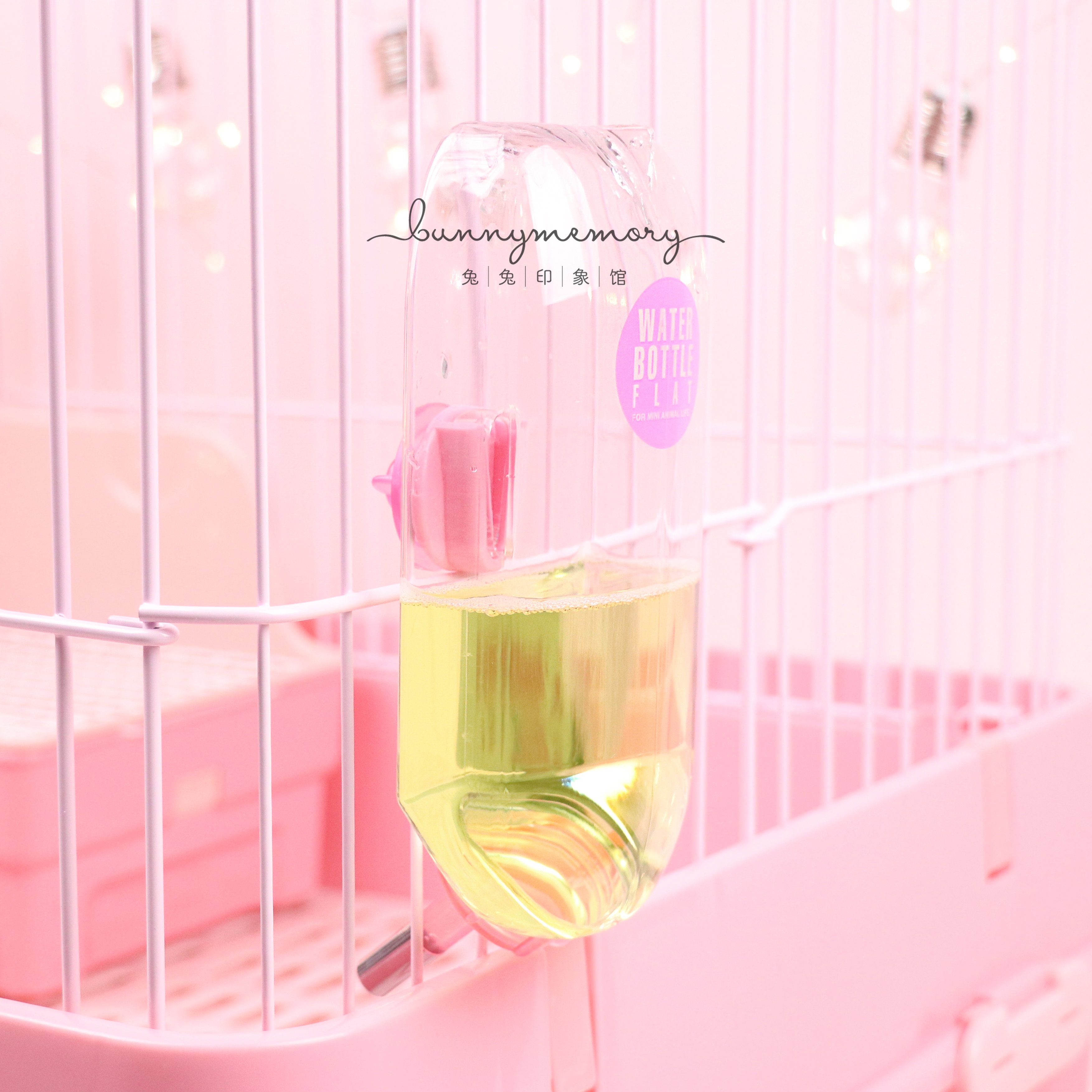 Rabbit drinking fountain imported Maca mute kettle high water bowl no leaking no beads large capacity small pet universal