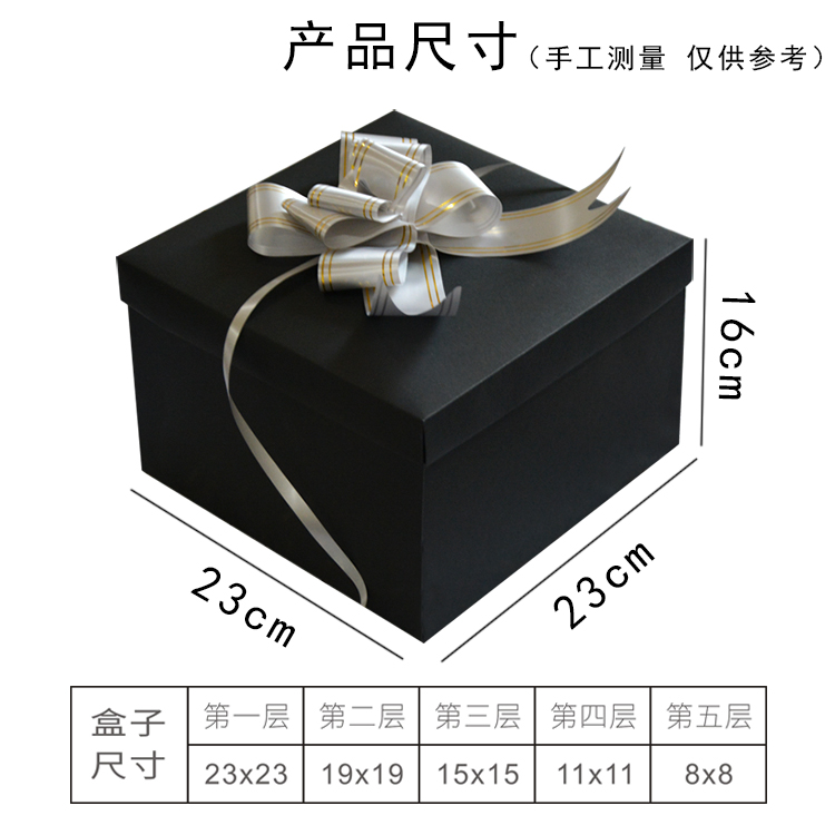 The fifth floor blast Gift box multi-storey Dolls pleasantly surprised Box Draw money Internet celebrity diy boy a birthday present girl student children
