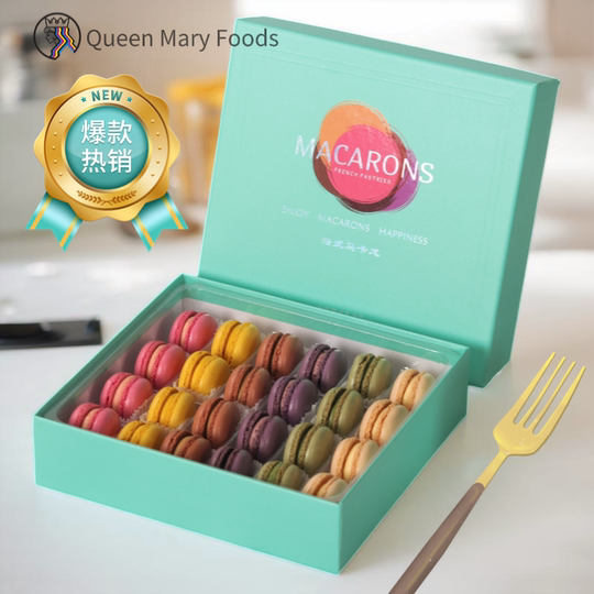 French Macaron Birthday Cake Gift Handmade Dessert
