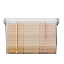 Star Superior Transparent Containing Box Home Finishing Clothing Toy Large Capacity Oversized Plastic Storage Covered Sealed Box