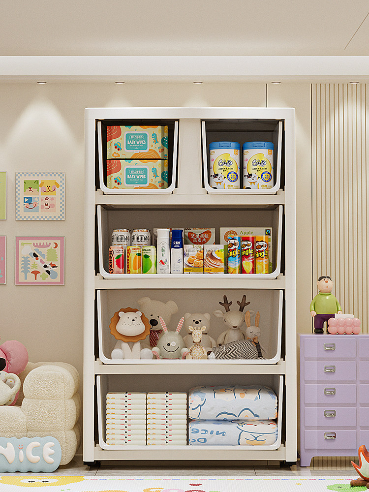 Storage Cabinet Drawer-Type Baby Wardrobe Thickened Household Living Room Children's Clothes Storage Cabinet Bedroom Bedside Table