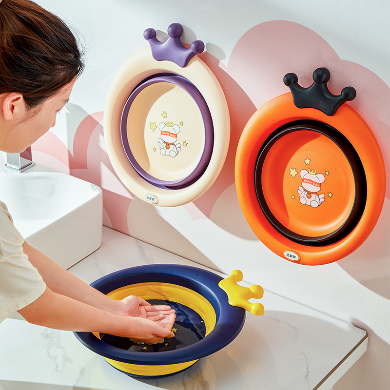 Star Excellent Baby Folding Washbasin Portable Baby Washbasin Newborn Small Washbasin Foot Wash Ass Clearance