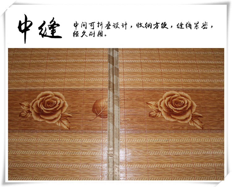 Hai mặt thảm in lụa băng mat mat mat gấp ghế giường 1.5m1.8 m phụ rửa - Thảm mùa hè nệm hơi nước