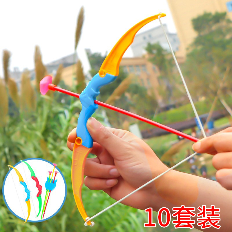 子供の弓矢のおもちゃ吸盤アーチェリーセット男の子屋外スポーツストール供給幼稚園小さなギフトギフト