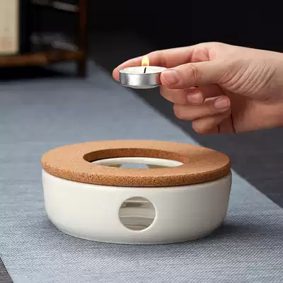 Candle cooking tea stove insulation base heating fruit brewing tea ceremony zero with flower teapot base Japanese heating base