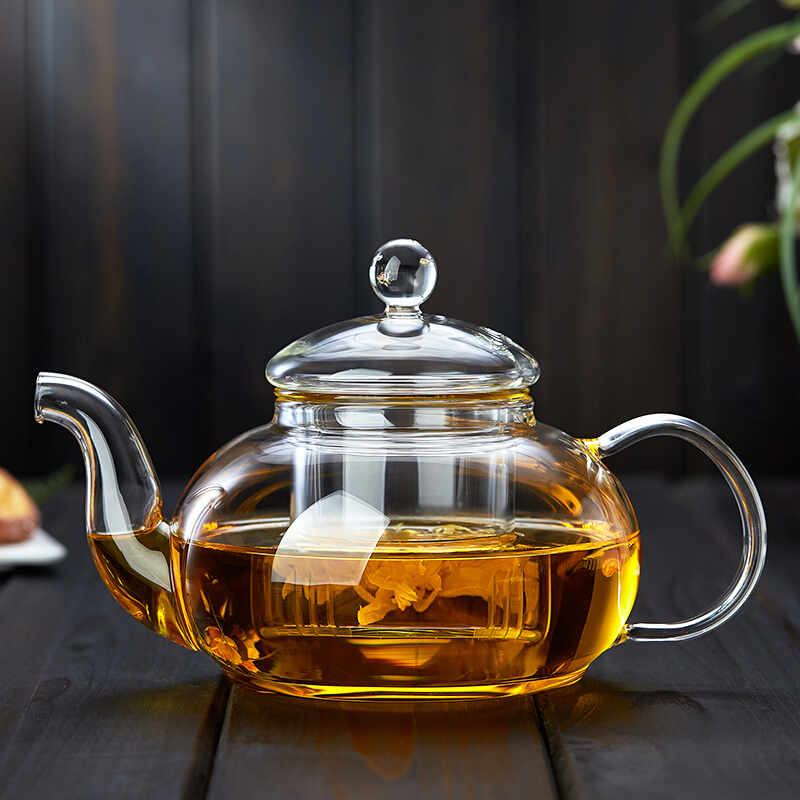 Glass teapot single pot high temperature tea separation electric pot cooking tea equipment houseBuilt teapot tea set