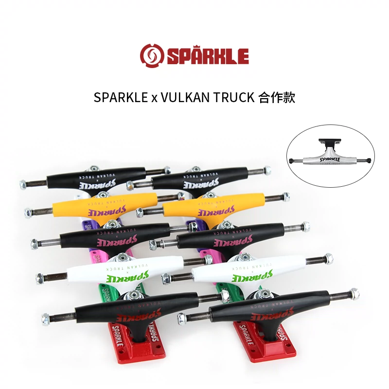 SPARKLE ván trượt chuyên nghiệp đôi cầu ván trượt cong cầu ván trượt cao cấp trong nước - Trượt băng / Trượt / Thể thao mạo hiểm