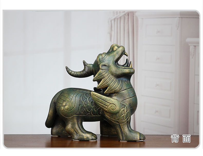 Great well the mythical wild animal imitation bronze furnishing articles spittor office desk antique ceramics handicraft product like living room