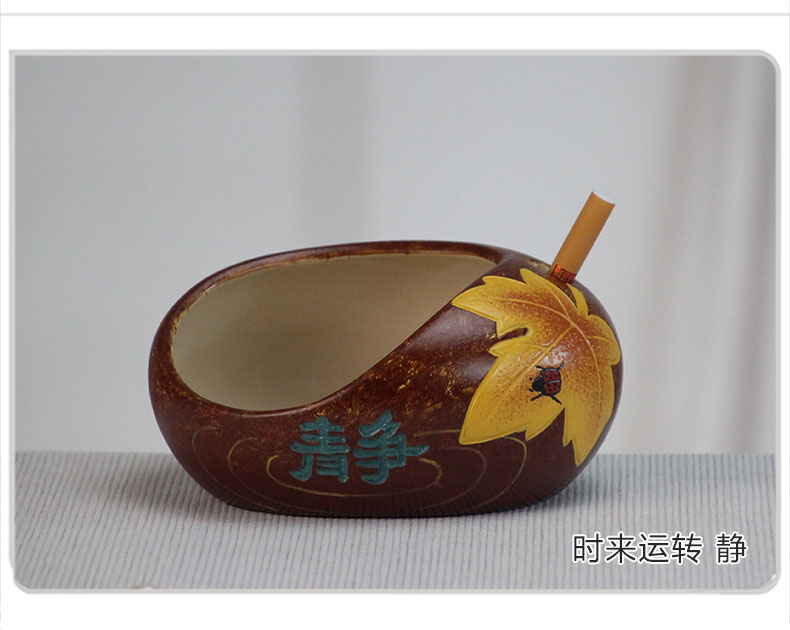 Great fortunes wipe boxes sitting room tea table ceramic handicraft furnishing articles ash tray box store content box can change