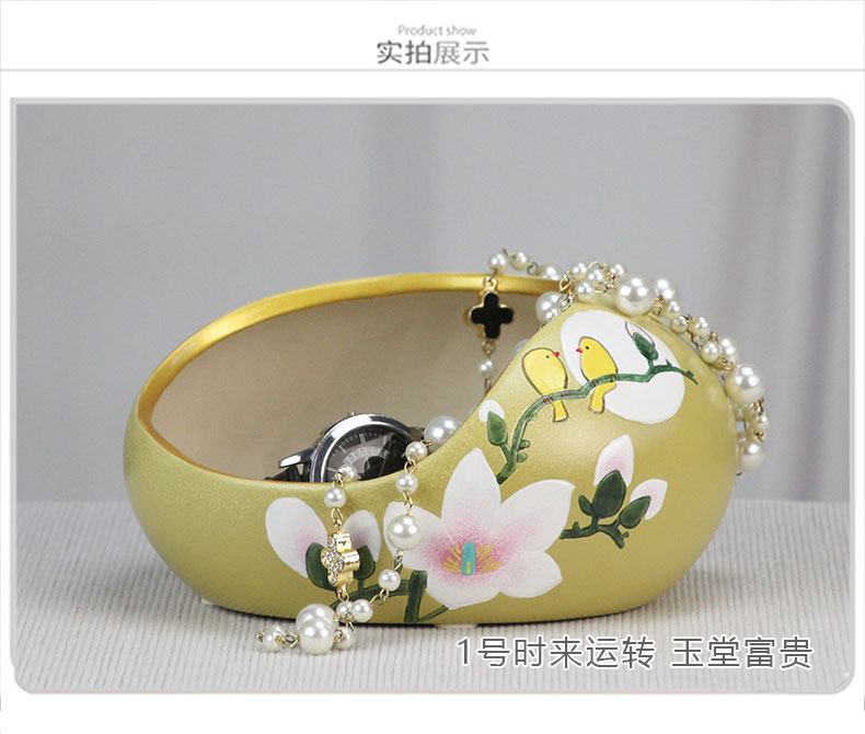 Great fortunes wipe boxes sitting room tea table ceramic handicraft furnishing articles ash tray box store content box can change