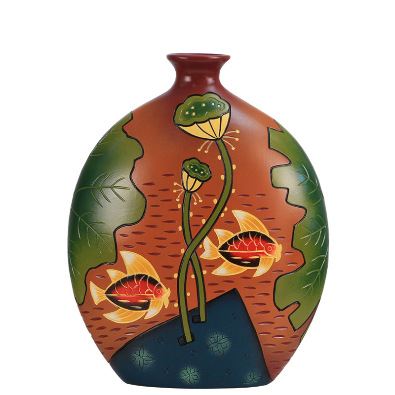 Creative hand draw Chinese style household adornment rich ancient frame antique sitting room is worn furnishing articles TV ark, ceramic arts and crafts
