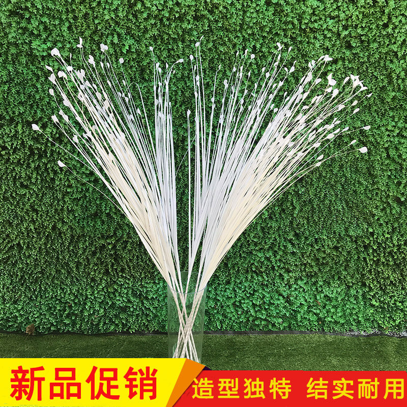 2022 new wedding gym emulation peacock grass flying Lingwei grass fake flower reeds onion grass wedding decoration flowers