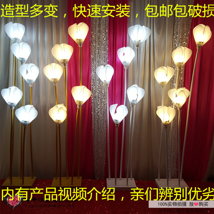 Jade Orchid New Dragon Pearl Road Leading Bulb Road Leading Wedding Celebration 5 Heads Free Bending Dragon Bead Road Leading Flower Bud