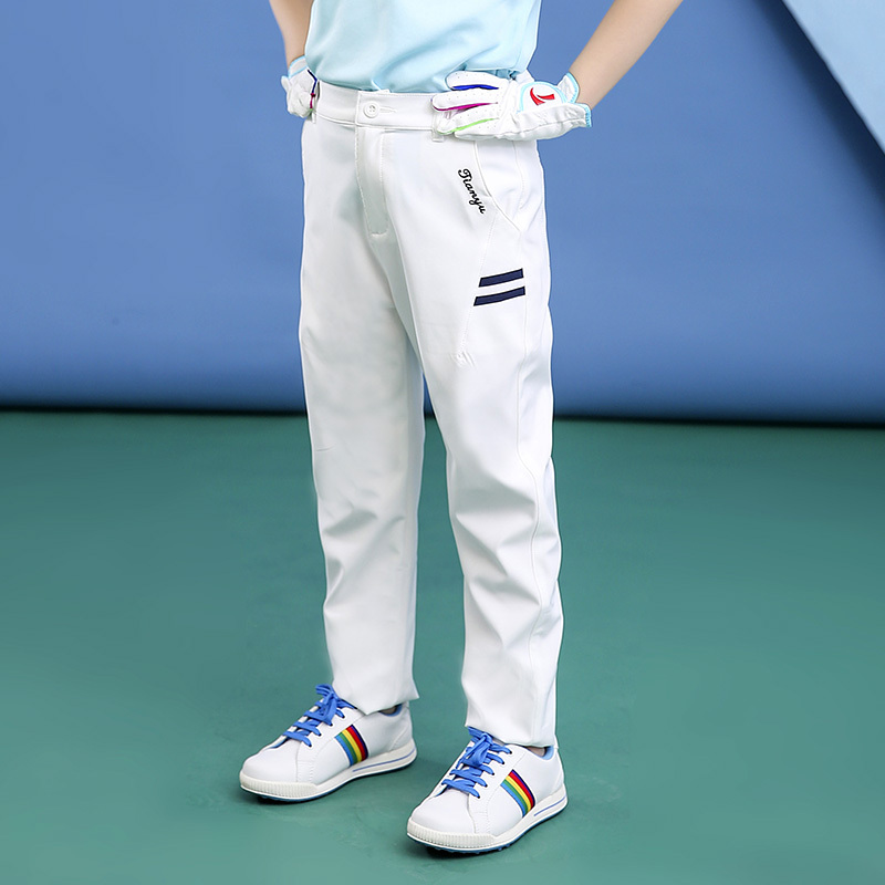Children's Golf Clothing Boys' Pants Golf Apparel Golf Pants for Older Kids and Teenagers Long Pants Sports Quick-Drying