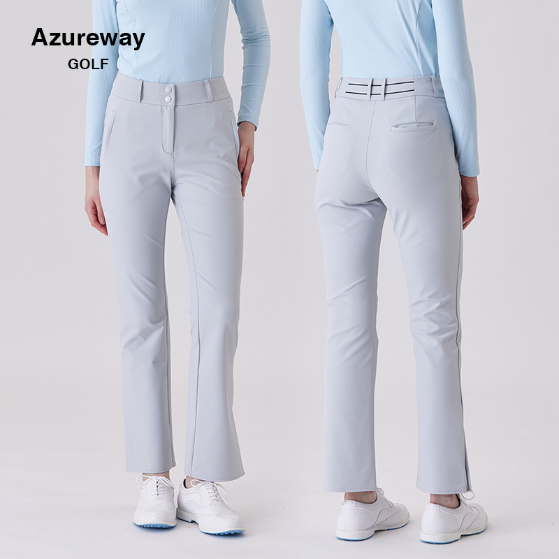 Lewei Golf Pants Women's Long Pants Autumn and Winter New Imported Fabric Double-Layer Structured Stylish High-Waisted Pants