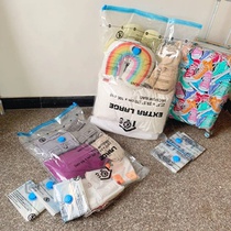 15 packs of manual vacuum compression bags of different sizes air pumps household clothing quilts and down jacket storage bags