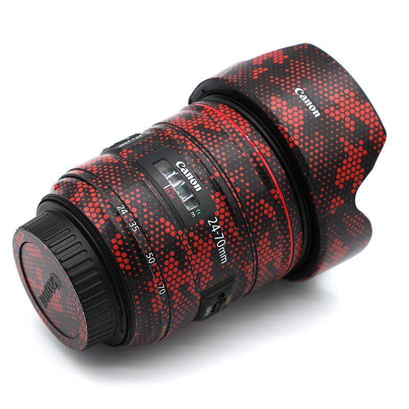 Suitable for Canon EF24-70F4 IS lens stickers Colour change color protective film decoration full sticker no-mark protection