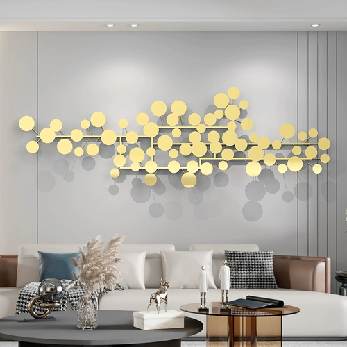 Современная металлическая трехмерная подвеска, креативный диван для спальни, легкий роскошный стиль