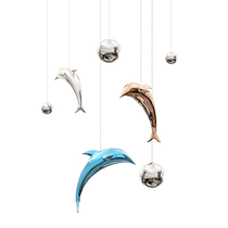 Youxue Creative Ocean Aerial Pendant Dolphin Pendant Hotel Lobby Shopping Mall Ceiling Roof Suspended Decoration