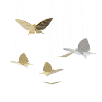 Butterfly decoration pendant club shopping mall soft decoration creative pendant indoor art pendant ceiling ceiling pendant