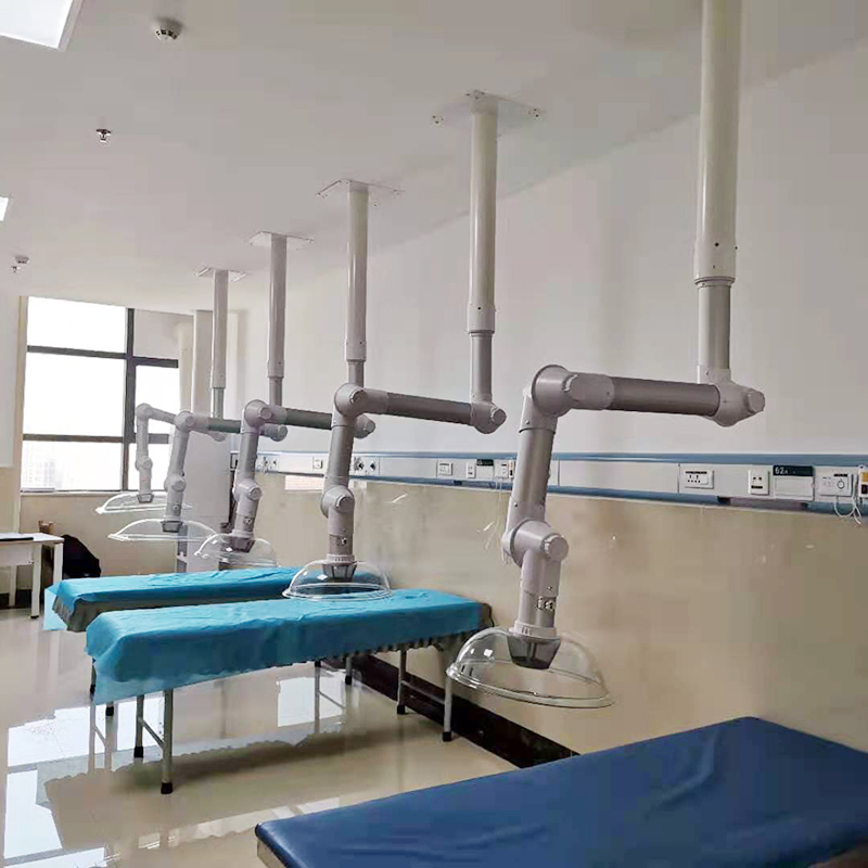 Laboratory Exhaust Hood Aluminum Alloy Smoking Pipe Universal Suction Hood 110 Pipe Diameter Exhaust Hood Moxibustion Smoke Exhaust Pipe Hood