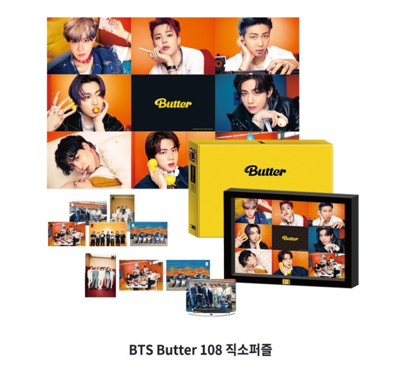 Набор официальной рамки лабораторной группы BTS Bulletproof Youth Group Official Frame Labs Set 108P Butter Butter Gifts Little Card Poster Poster