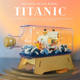 Small Particle Titanic Building Blocks, Ship in a Bottle Series, One Piece Thousand Sunny, Black Pearl Assembly Model