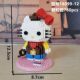 Anime Cartoon Character Hellokitty Assembled Building Blocks Hello Kitty Toy Model Ornaments Girl Birthday Gift