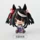 Q-Version Anime Figure of the Horse Racing Girl, East Emperor Northern Xuanji, Mibai Mcqueen, Golden Ship Chassis Ornament Model