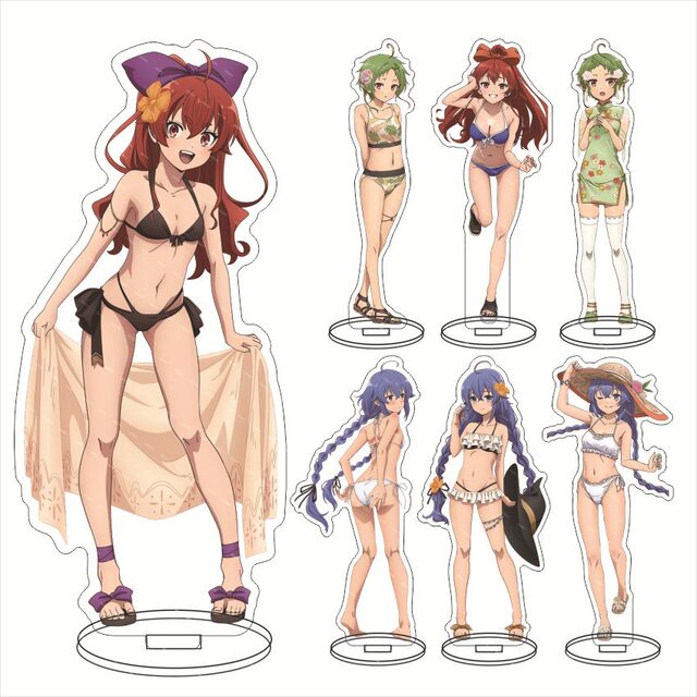 Jobless Reincarnation Peripheral Acrylic Standing Tablet Rokuchi Alice Shilu Feludius Anime Desktop Ornament