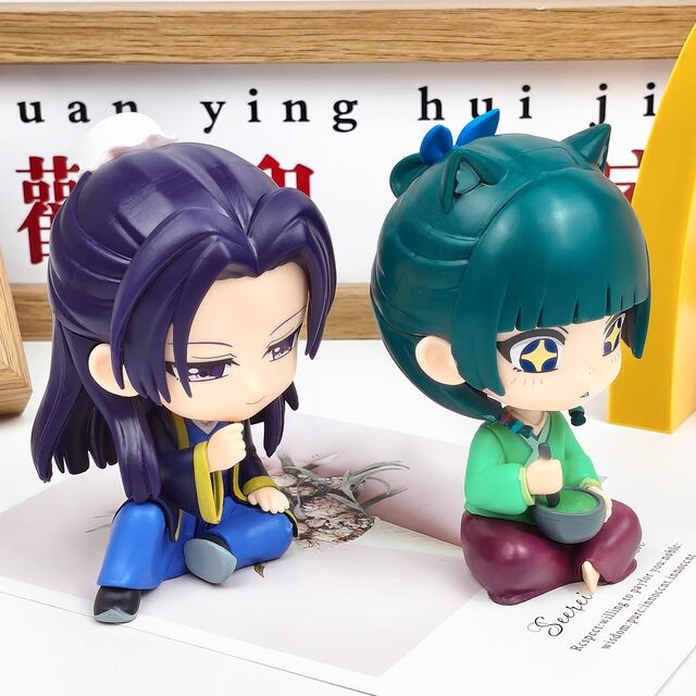 Pharmacy Girl's Whispering Figure Anime Peripheral Cat Model Case Desktop Ornament Doll Gift