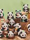 Panda Series Building Blocks Flower and Fruit Puzzle Children's Educational Toy Model Gift for Boys and Girls