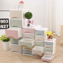 Plastic multi-layer small drawer desk top storage box file cosmetic storage cabinet sundries jewelry finishing cabinet