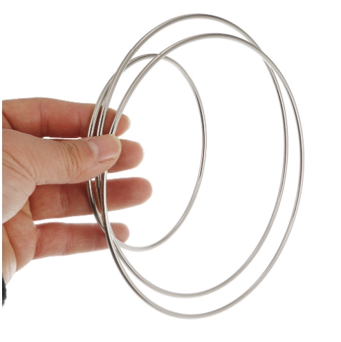 Вязание ручной работы DIY крючком автомобильный подвесной обруч 1,2*80 металлический обруч аксессуары Ловец снов обруч аксессуары
