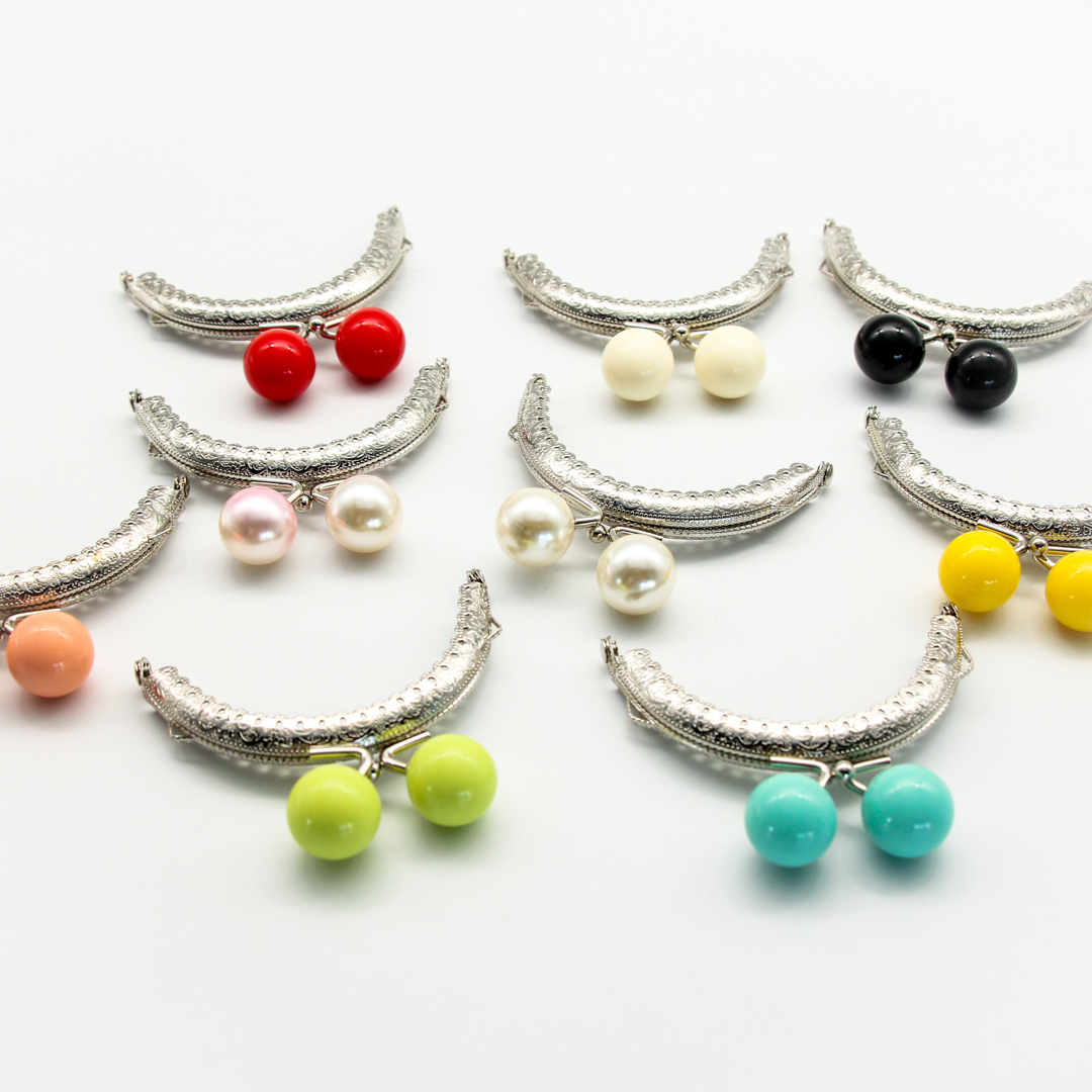 キャンディーカラーゴールドバッグアクセサリー小銭入れ素材バッグ財布収納袋半円DIY生地手作り素材