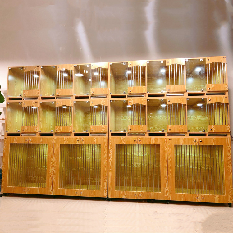 Large dog cage Pet dog cage Dog Villa Pet shop Cat and dog breeding cabinet Custom Teddy small dog foster cabinet
