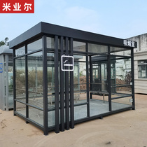 Smoking Kiosk Lounge Color Steel Door Wei Guard Booth Security Anting Outdoor cell manufacturer Straight for mobile smoking room
