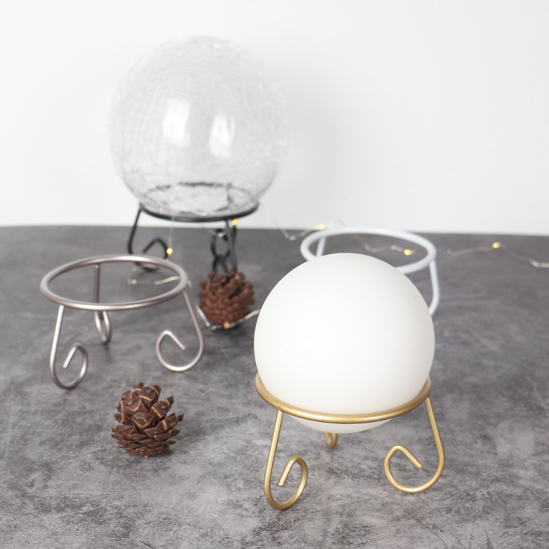 Simple crystal ball bracket round ball shelf glass ball ball round mineral fixture base frame display frame