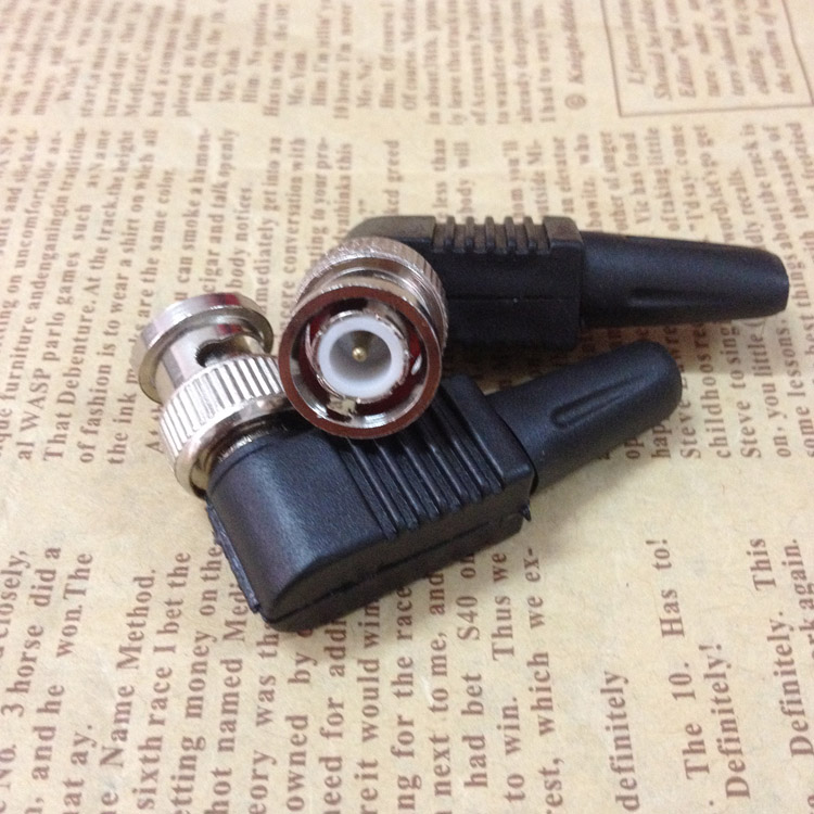 90 degrees BNC bender-free Video Camera BNC monitoring joint Q9 video camera monitor material accessories