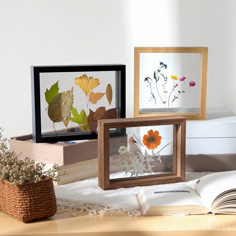 Photo Frame Display Stand Plant Specimen Pressed Flower Double-Sided Glass Picture Frame 6inch 7inch Signature Photo Frame Three-Dimensional Transparent Picture Frame Photo Frame Display Stand Plant Specimen Pressed Flower Double-Sided Glass Picture Frame 6inch 7inch Signature Photo Frame Three-Dimensional Transparent Picture Frame